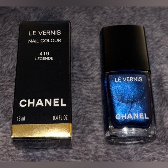 CHANEL NAIL POLISH 419 LEGENDE Denim Collection Limited Edition New In Box